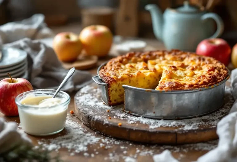 Ce gâteau pommes-yaourt de grand-mère (ultra moelleux) va réveiller tous vos souvenirs d’enfance