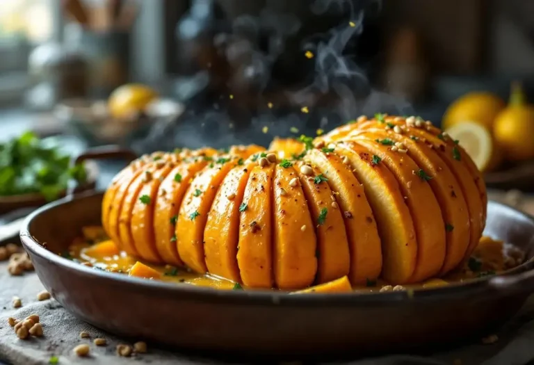Attention : cette courge butternut tranchée comme un rôti et gratinée au four va ensoleiller votre automne