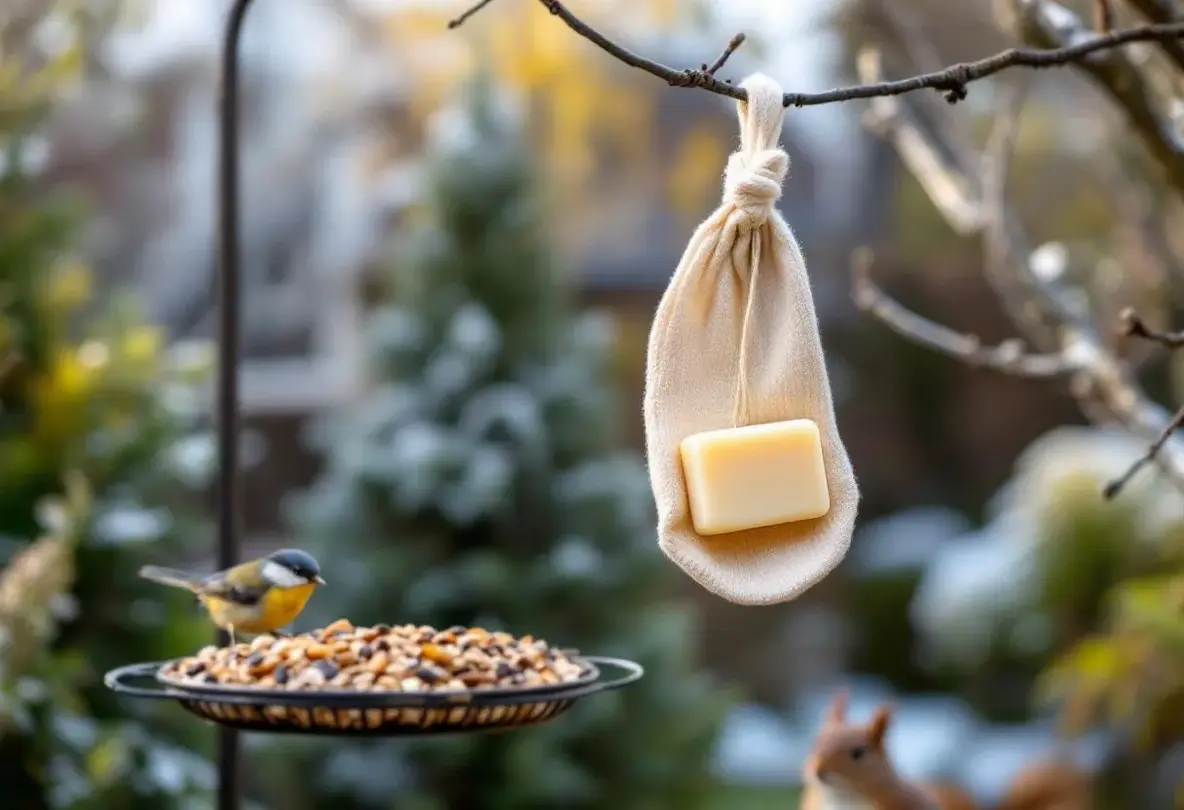 Attention, vos oiseaux sont en danger : ce simple savon dans une chaussette peut vraiment les sauver