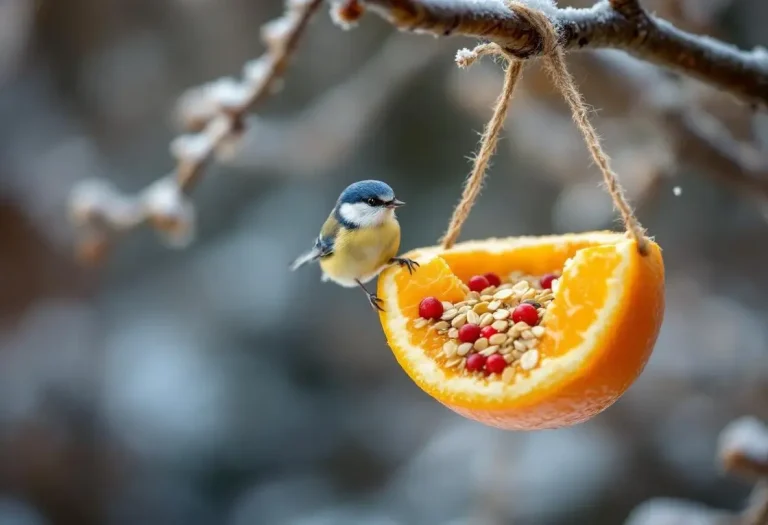 Cet agrume que vous jetez chaque matin peut devenir un refuge précieux et gourmand pour les oiseaux du jardin cet hiver