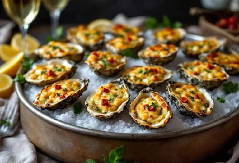 Cinq minutes sous le gril et vos huîtres se transforment en bouchées gratinées ultra gourmandes à partager pour vos apéros de fête