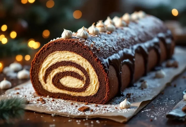 Du café, du mascarpone, quelques biscuits… cette bûche tiramisu vole la vedette à tous les desserts de Noël