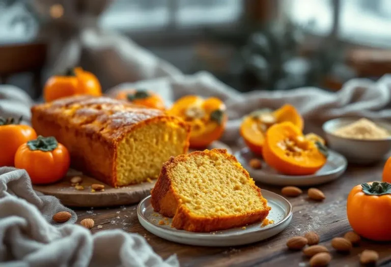 Du moelleux, du fruité et du réconfort : ce cake kaki-amande transforme le goûter d’hiver en pur nuage de douceur
