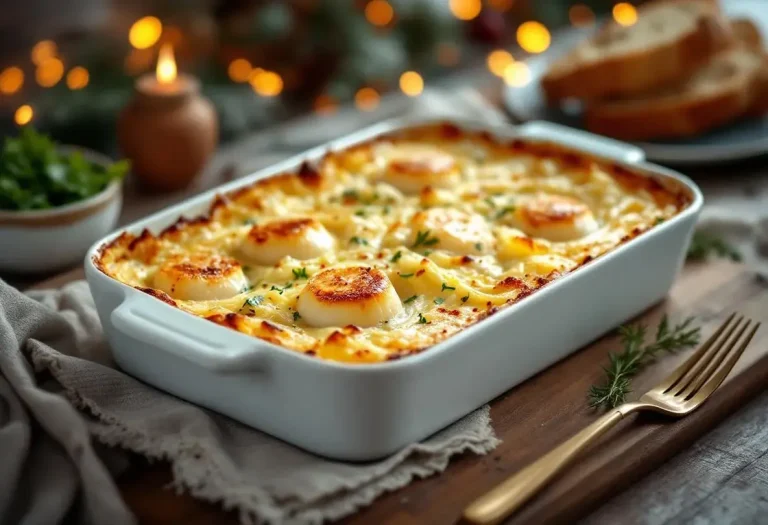 Gratin poireaux–Saint-Jacques : « si simple à faire, mais digne d’un vrai repas de fête »