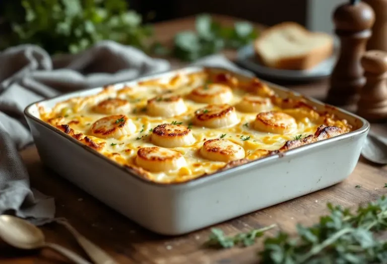 Gratin poireaux–Saint-Jacques : « simple à faire, mais digne d’un repas de fête »