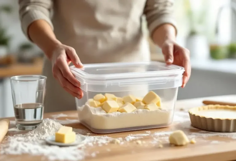 J’ai découvert cette astuce avec une simple boîte : ma pâte à tarte maison est prête en 2 minutes chrono !