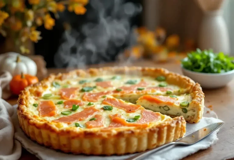 La quiche dorée poireaux-saumon fumé qui crépite de saveurs et fond littéralement sous la fourchette cet automne