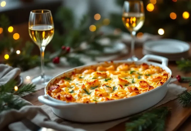 Oubliez la dinde : ce gratin ultra crémeux Saumon & Saint-Jacques est le plat de Noël idéal