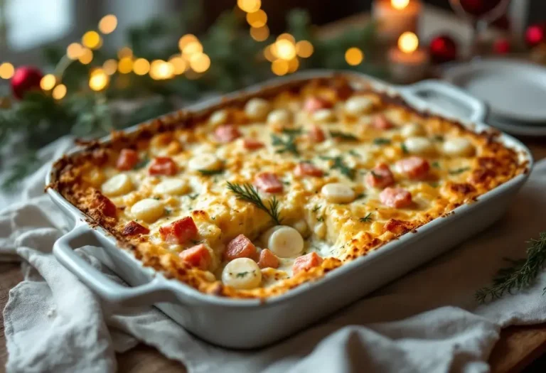 Oubliez la dinde : ce gratin ultra crémeux Saumon & Saint-Jacques sera votre plat de Noël idéal