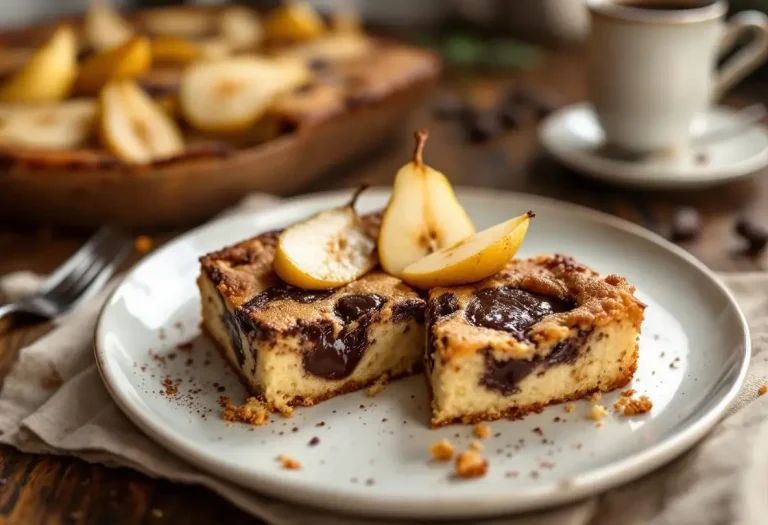 Plus fondant qu’un cake : ce dessert poire-chocolat risque bien de vous rendre accro !