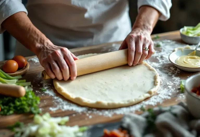 tarte aux poireaux et lardons