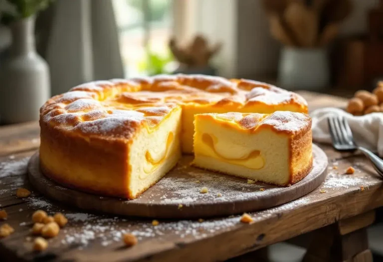 Torta nua italienne : la recette de ce gâteau texture nuage à la crème pâtissière, un vrai délice !