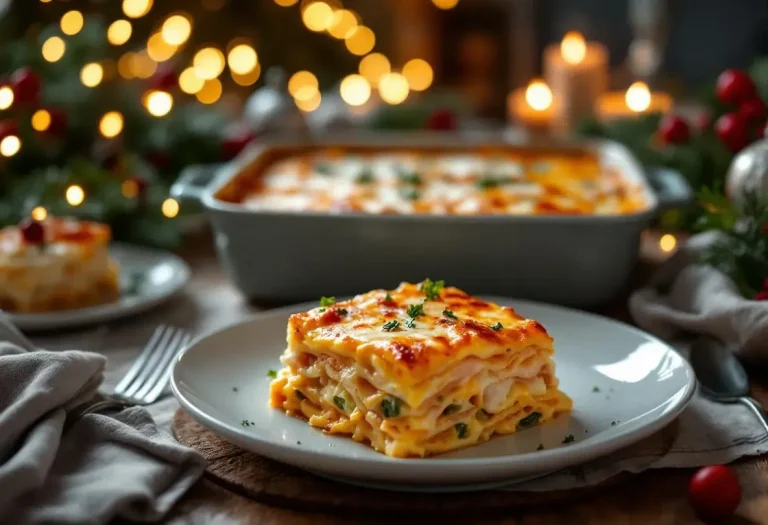 Une avalanche de béchamel, de saumon fondant et de fromage gratiné : ces lasagnes de Noël sont juste irrésistibles