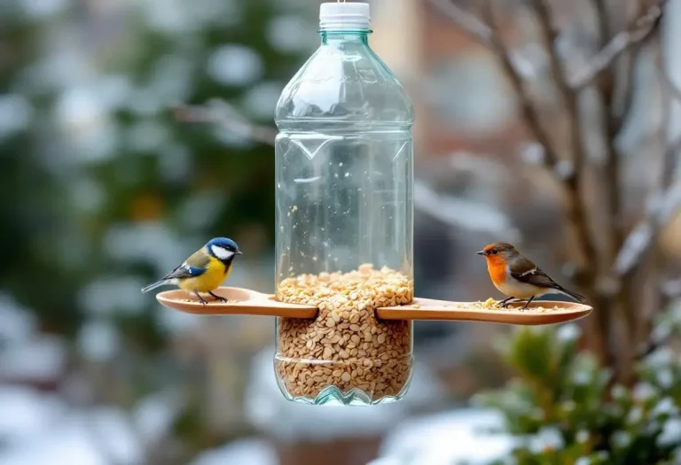 Voici comment une bouteille plastique se transforme en mangeoire parfaite pour les oiseaux