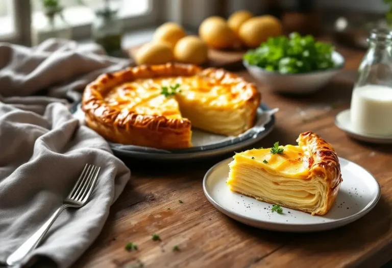 Voici la recette de tourte aux pommes de terre la plus fondante que vous allez goûter