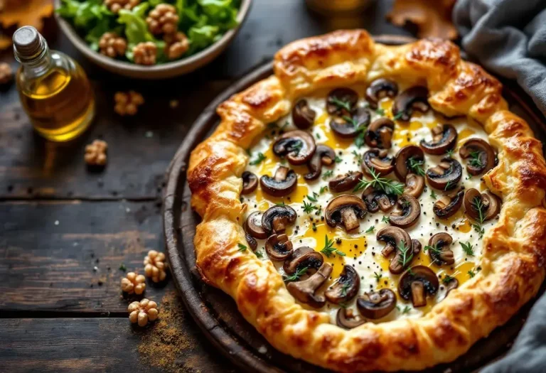 4 ingrédients, 10 minutes : la tarte champignons-ricotta que je refais en boucle depuis cet automne