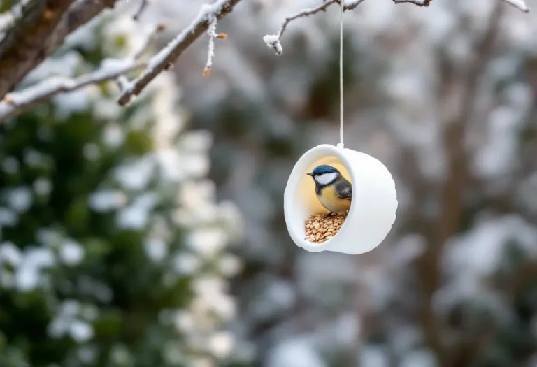 Arrêtez de jeter ce pot en plastique : les oiseaux en raffolent surtout en hiver