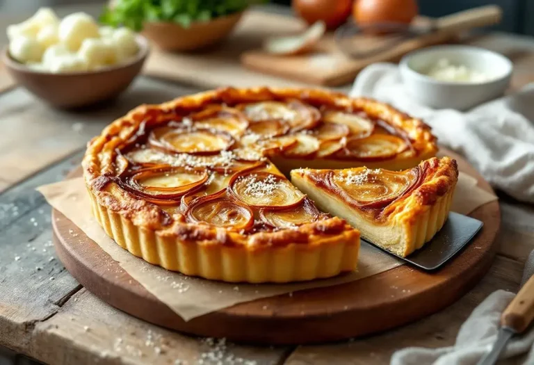 Cette tarte à l’oignon me fait craquer à chaque fois (ma recette ultra simple, ultra fondante et savoureuse)