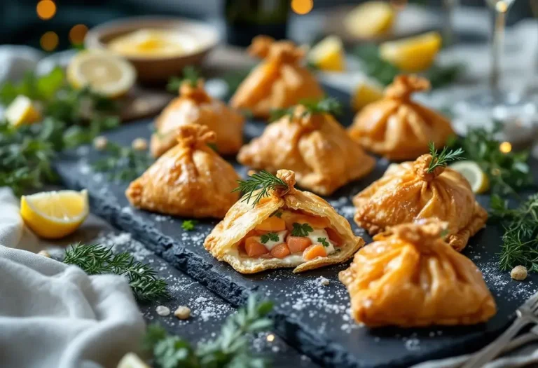 Chaque Nouvel An, je prépare ces aumônières au saumon : tout le monde réclame la recette