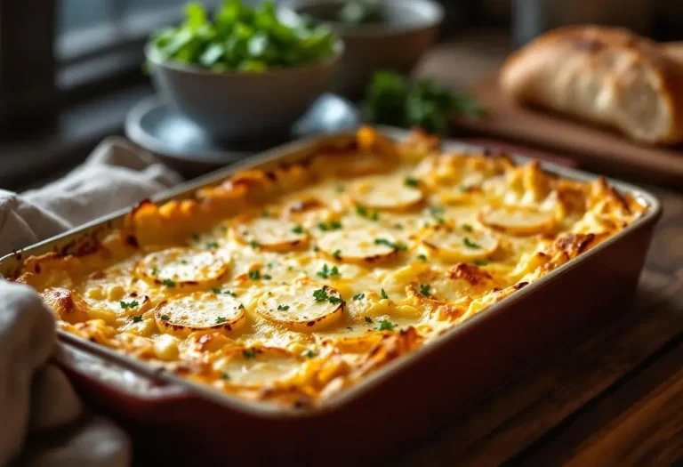 Des pommes de terre tranchées, du chèvre et un tour de four : le gratin d’hiver ultra simple qui régale avec trois fois rien !