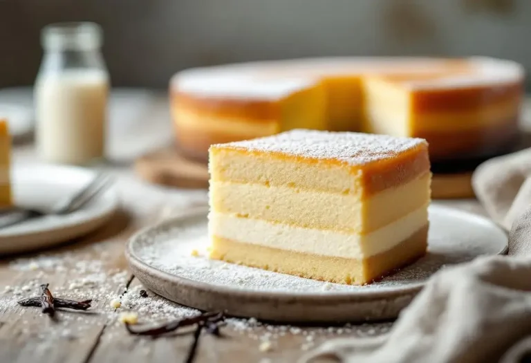 Gâteau magique à la vanille : la recette ultra simple aux trois couches bien nettes