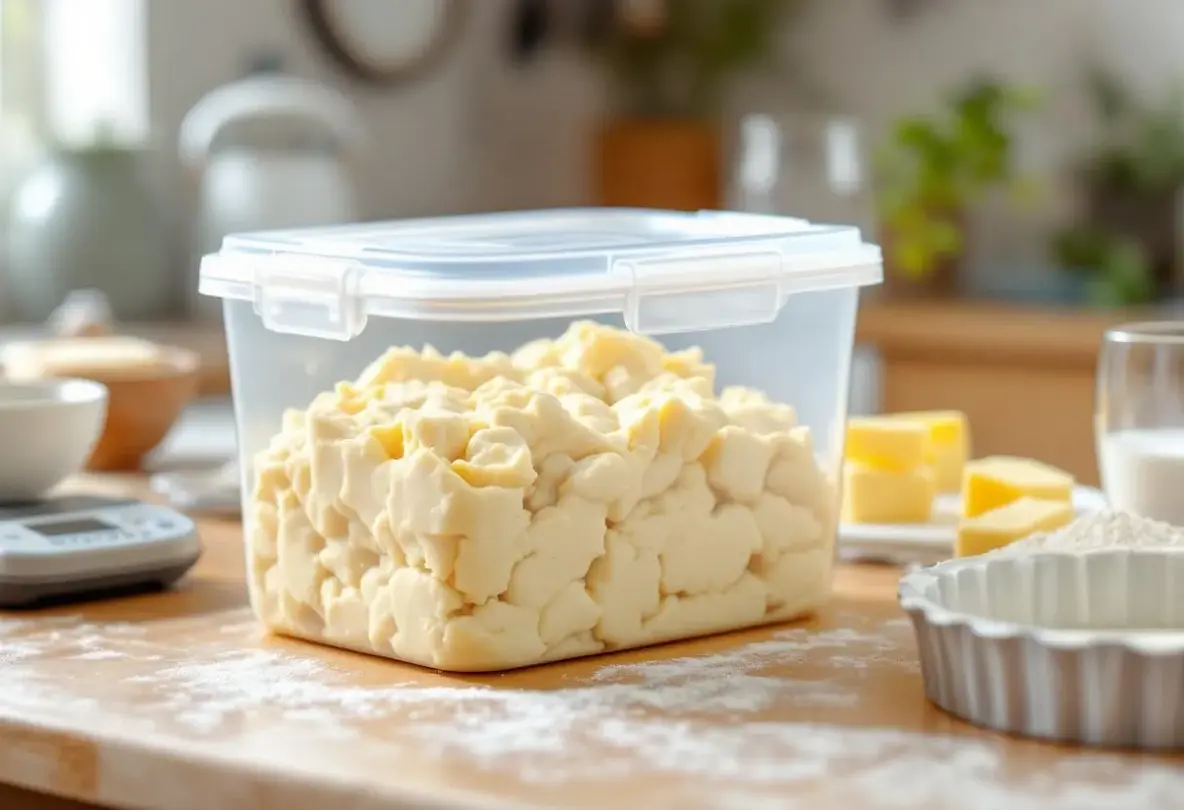 J’ai découvert cette astuce avec une simple boîte : une pâte à tarte maison prête en 2 minutes chrono !