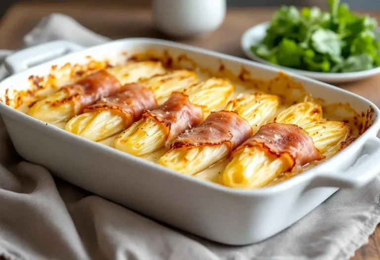 « Ma recette légère d’endives au jambon gratinées » : un plat simple, fondant et réconfortant