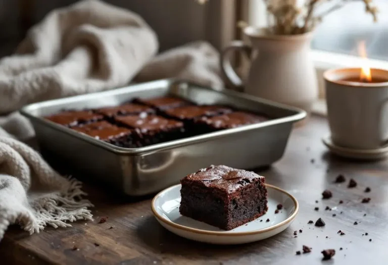 Moelleux irrésistible, chocolat intense et zéro farine : le brownie healthy express avec 4 ingrédients du placard pour un goûter d’hiver ultra fondant