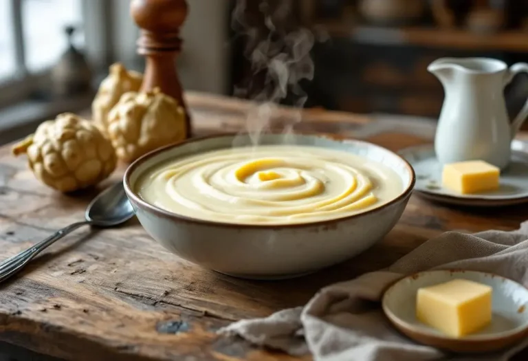 Osez la purée de topinambours ultra crémeuse : comfort food hivernale, parfum subtil et préparation express avec 4 ingrédients seulement !