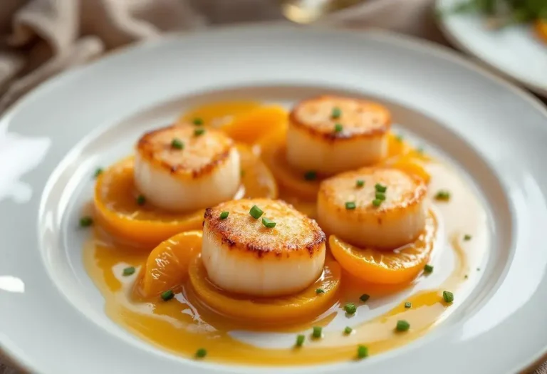 Saint-Jacques et clémentines : l'entrée festive idéale