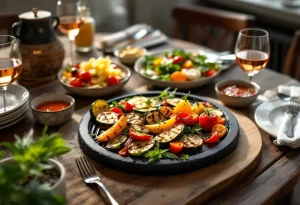 accompagner une pierrade