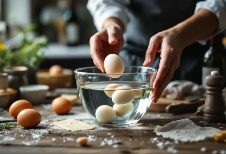 oeuf qui flottent