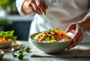 recette poke bowl poulet