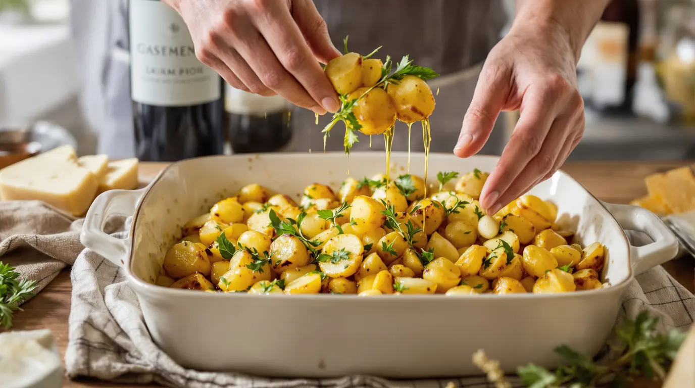 pomme de terre grenailles au four