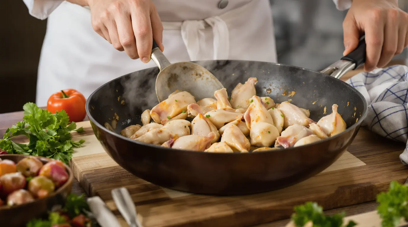 temps de cuisson gésiers à la poêle