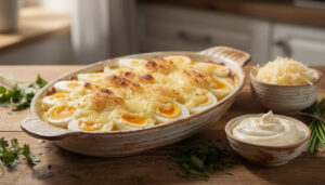 découvrez comment préparer un gratin d'œufs durs savoureux sans utiliser de béchamel, avec une recette simple et gourmande qui plaira à toute la famille.
