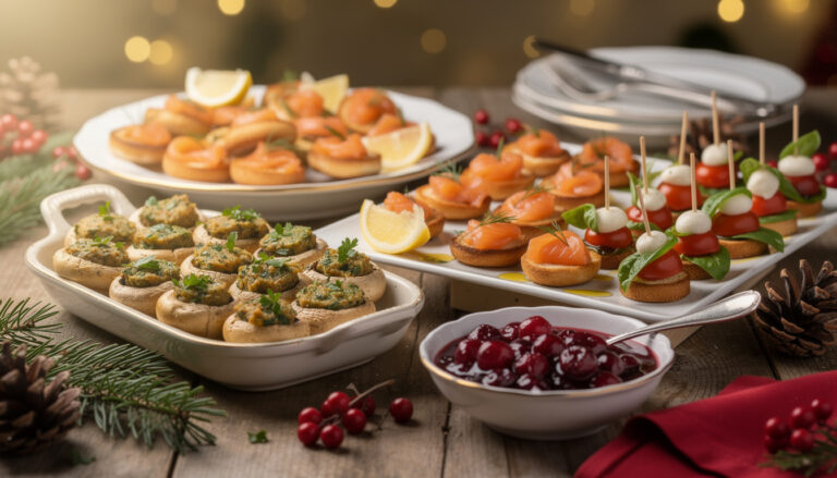 découvrez des idées d'entrées festives pour sublimer votre repas de noël et impressionner vos invités avec des saveurs raffinées et originales.