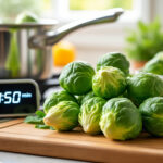 découvrez le temps de cuisson idéal pour des choux de bruxelles parfaitement tendres et savoureux, que ce soit à la vapeur, à l'eau bouillante ou sautés.
