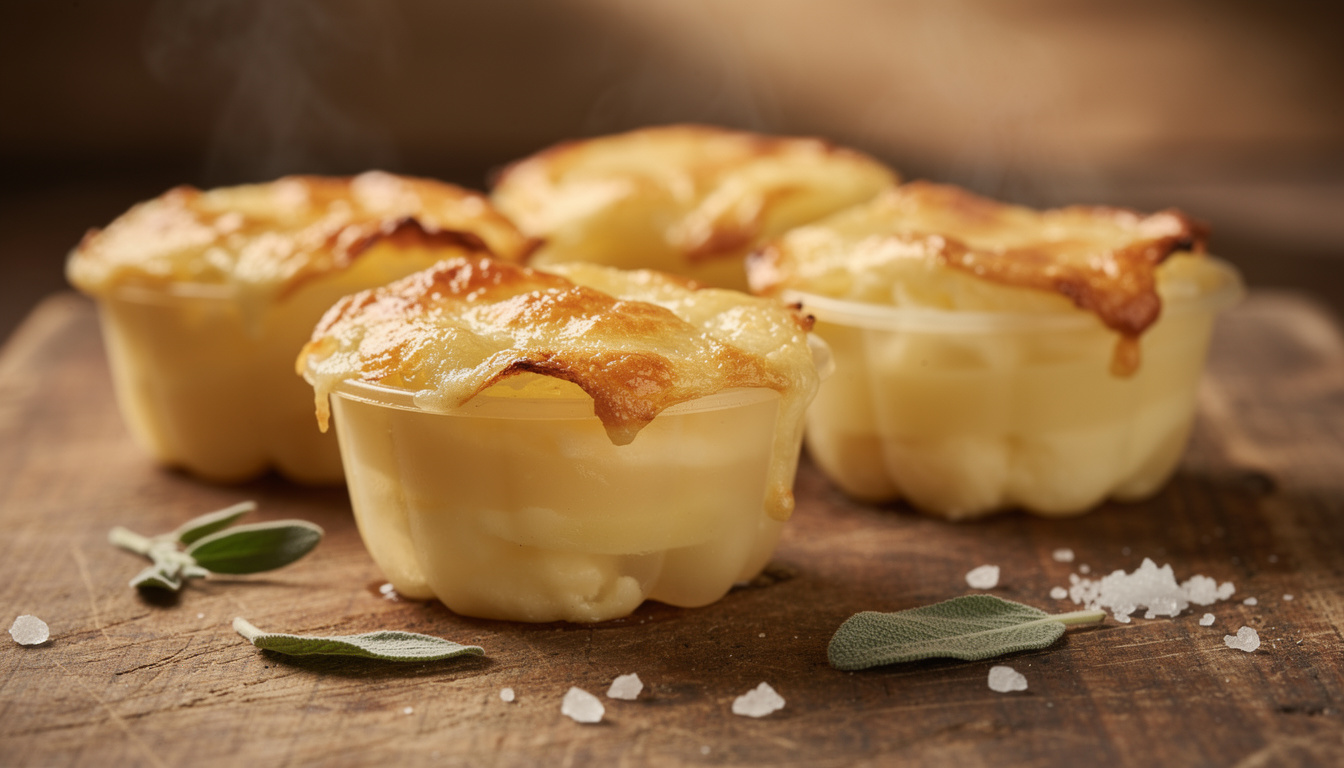 découvrez une recette facile et rapide de gratin dauphinois individuel, parfaite pour des portions personnalisées grâce au moule en silicone. idéal pour un délicieux accompagnement maison.