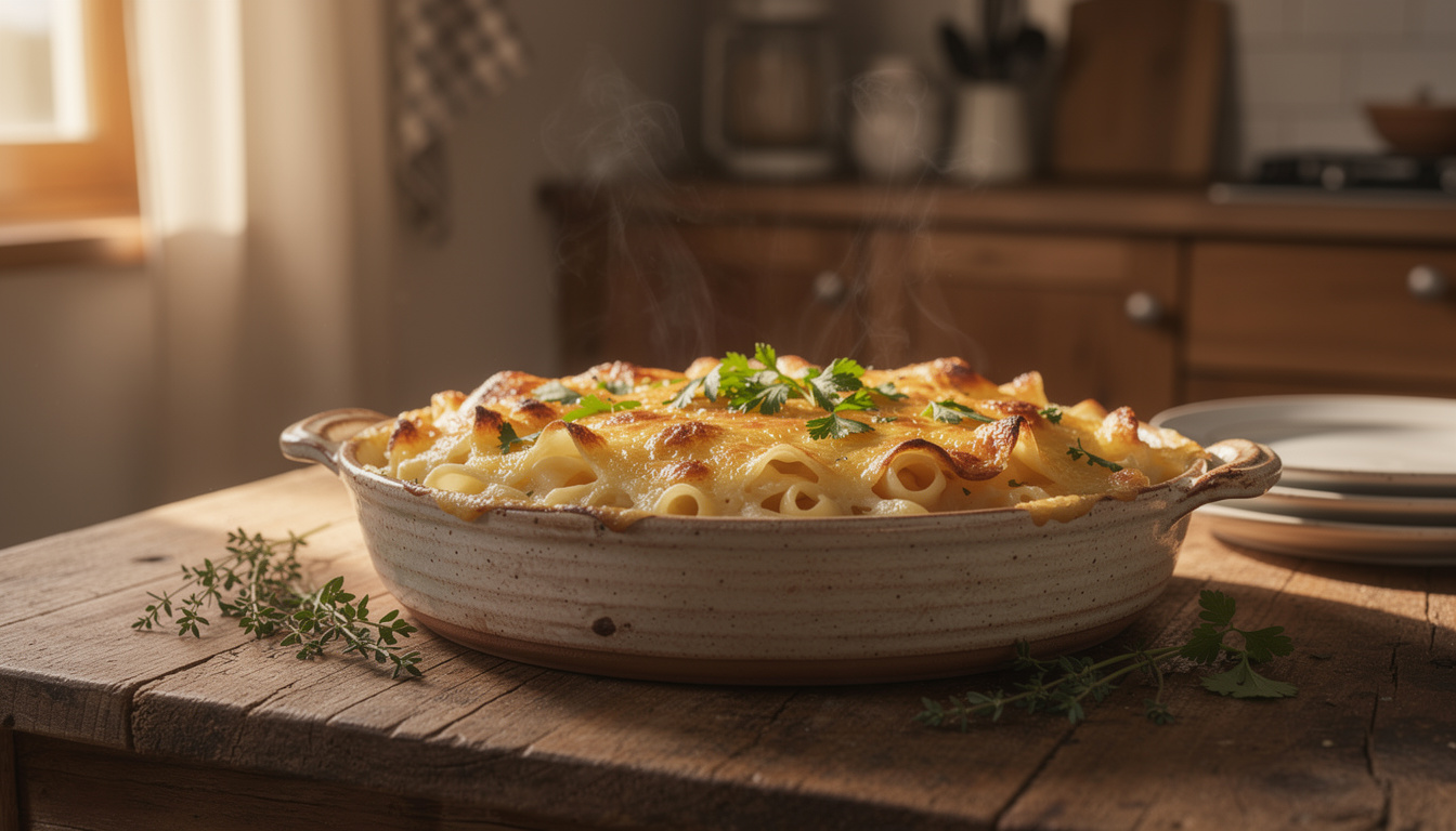 découvrez la recette facile et savoureuse du gratin de coquillettes au jambon selon cyril lignac, idéale pour un repas rapide et gourmand.