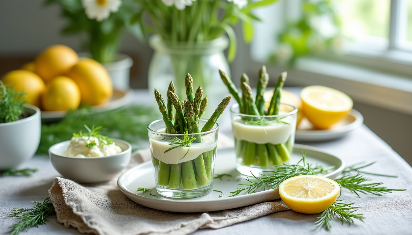 découvrez des recettes simples et savoureuses de sauces légères pour accompagner vos asperges froides, parfaites pour un repas frais et gourmand.