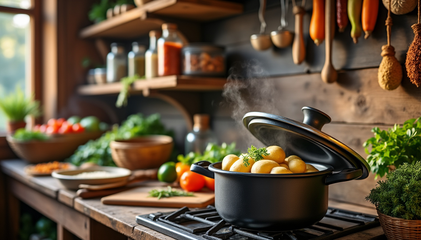 découvrez les temps de cuisson des pommes de terre à la cocotte minute ainsi que nos astuces et conseils pour réussir une cuisson rapide et parfaite.
