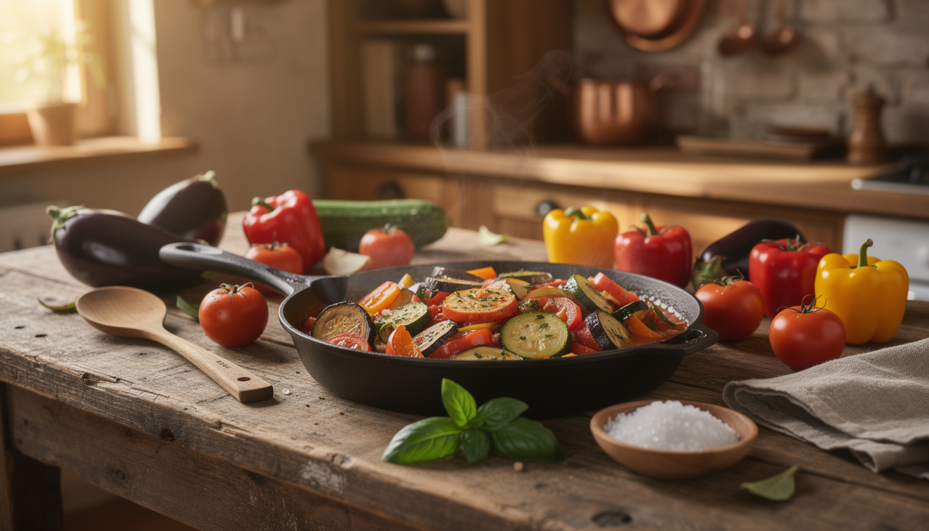 découvrez des idées recettes simples et savoureuses pour cuisiner courgette, aubergine, poivron et tomate. des plats frais et délicieux à préparer facilement.
