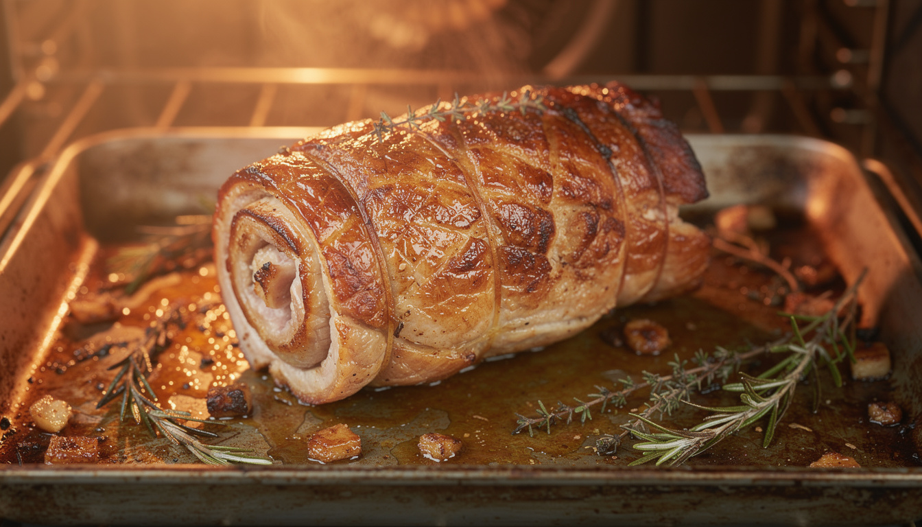 découvrez comment préparer une rouelle de porc au four avec une cuisson lente pour un plat tendre et savoureux, idéal pour vos repas en famille.