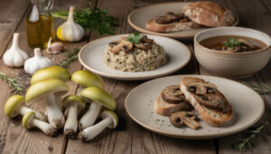 découvrez des idées de recettes savoureuses avec des trompettes-de-la-mort, ces champignons facilement identifiables, pour régaler vos papilles en toute sécurité.